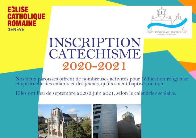 Inscription au catéchisme 2020-2021