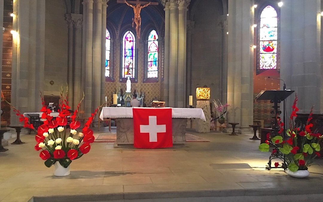 Fête Nationale Suisse – messe solennelle samedi 1er août à 18h30