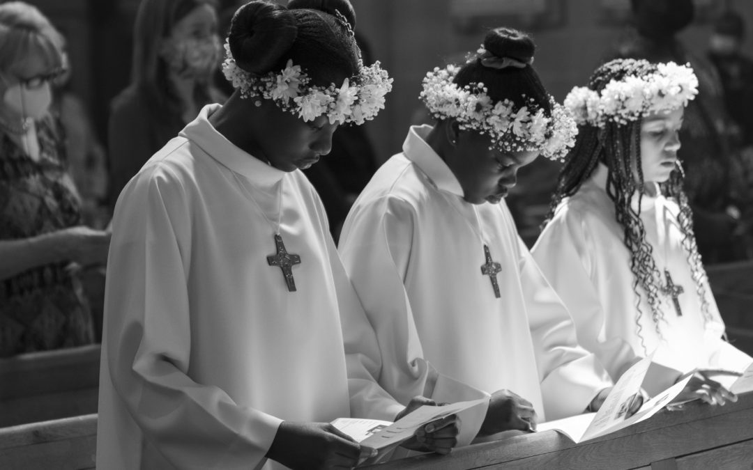 Dimanche 14 mai à 11h30, messe des Premières Communions – catéchèse UP Mont-Blanc