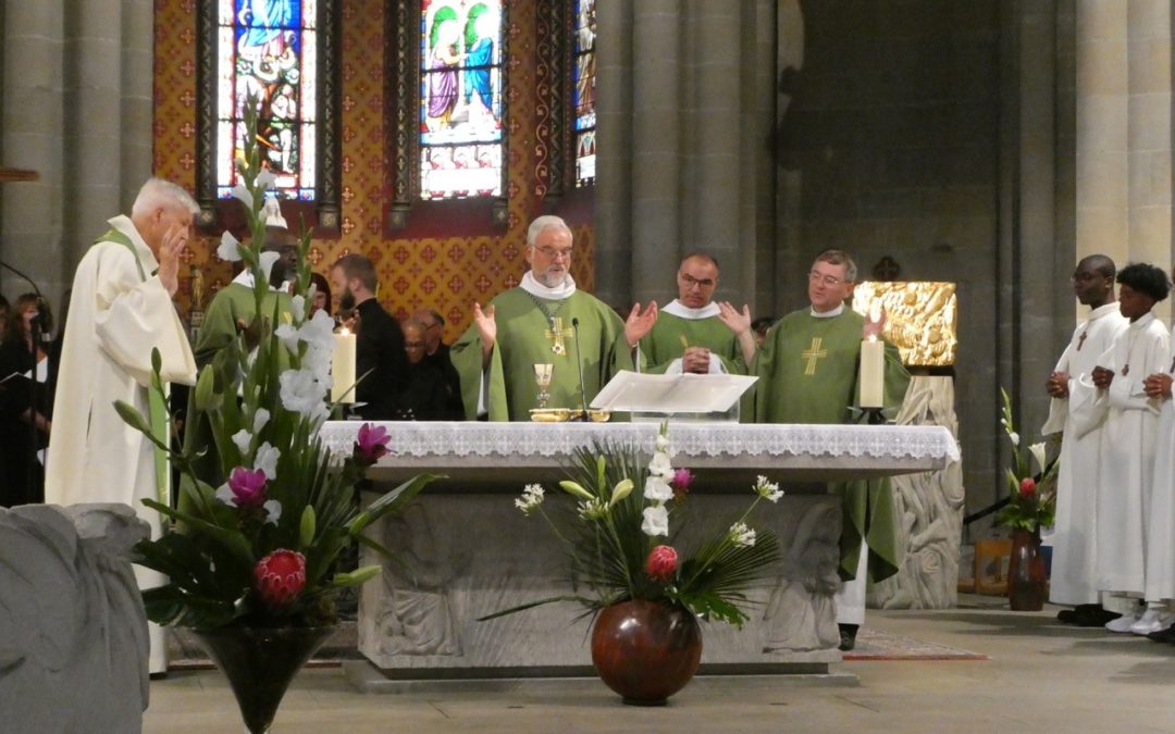 Retour sur la messe des adieux de notre curé-modérateur l’abbé Pierre Jaquet – dimanche 26 juin à 11h30