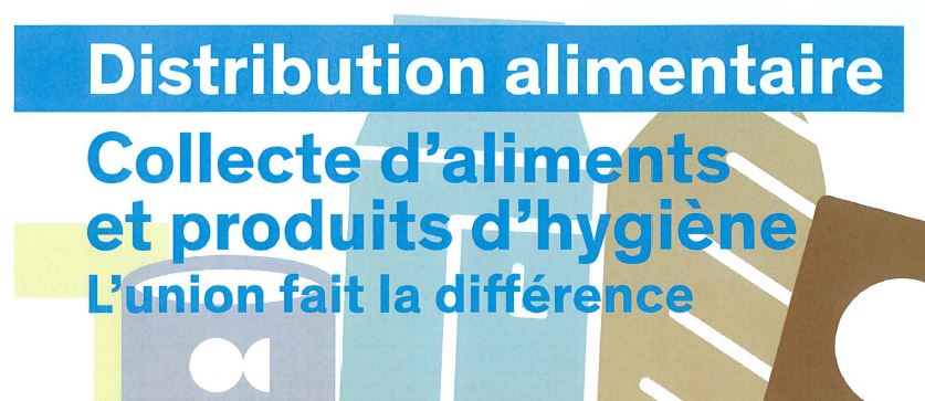 Collecte aliments et produits d’hygiène du 20 au 28 avril- Action solidaire de “La Caravane Sans Frontières” avec le soutien de la paroisse Ste-Clotilde