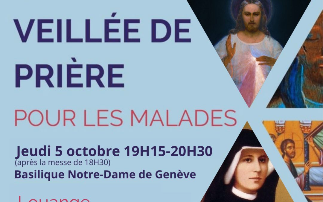 Veillée de prière sur le thème “La Miséricorde” – jeudi 5 octobre de 19h15 à 20h30