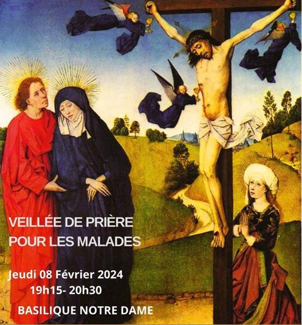 Veillée de prière pour les malades – jeudi 8 février de 19h15 à 20h30