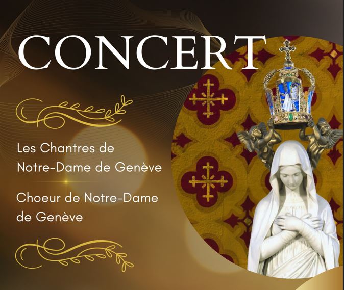 Concert des chantres et chœur de Notre-Dame de Genève – vendredi 26 avril à 19h45